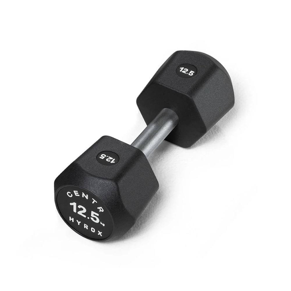 CENTR x HYROX Urethane Dumbbell, Hex hantler