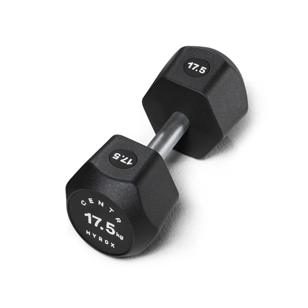 CENTR x HYROX Urethane Dumbbell, Hex hantler