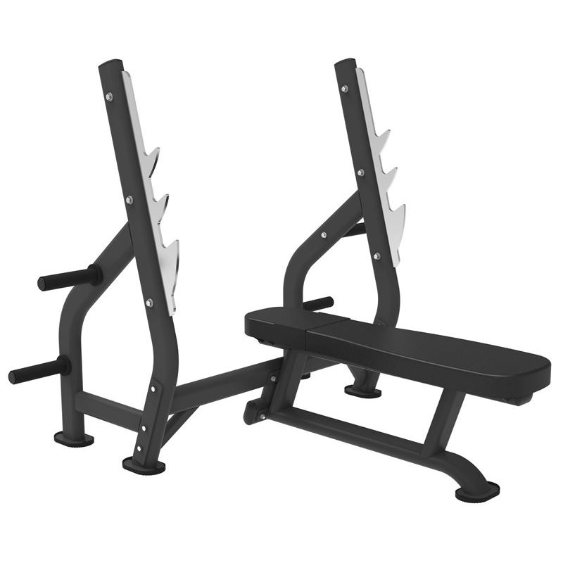 Impulse Bench Press Black, Träningsbänk med skivstångsställning | Offcourt - Hemmaträning - Bänkar & ställningar - Träningsbänk med skivstångsställning | Padelspecialisterna