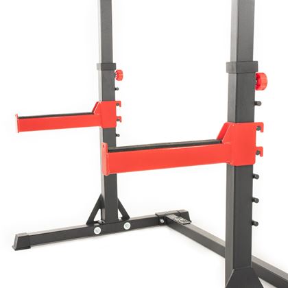 Nordic Fighter Squat Stand med Spotter Arms, Skivstångsställning