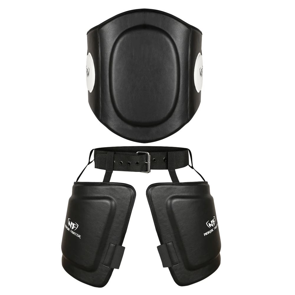 Nordic Fighter Bellypad / Kroppsbeskytter med tilh&oslash;rende l&aring;rbeskyttere