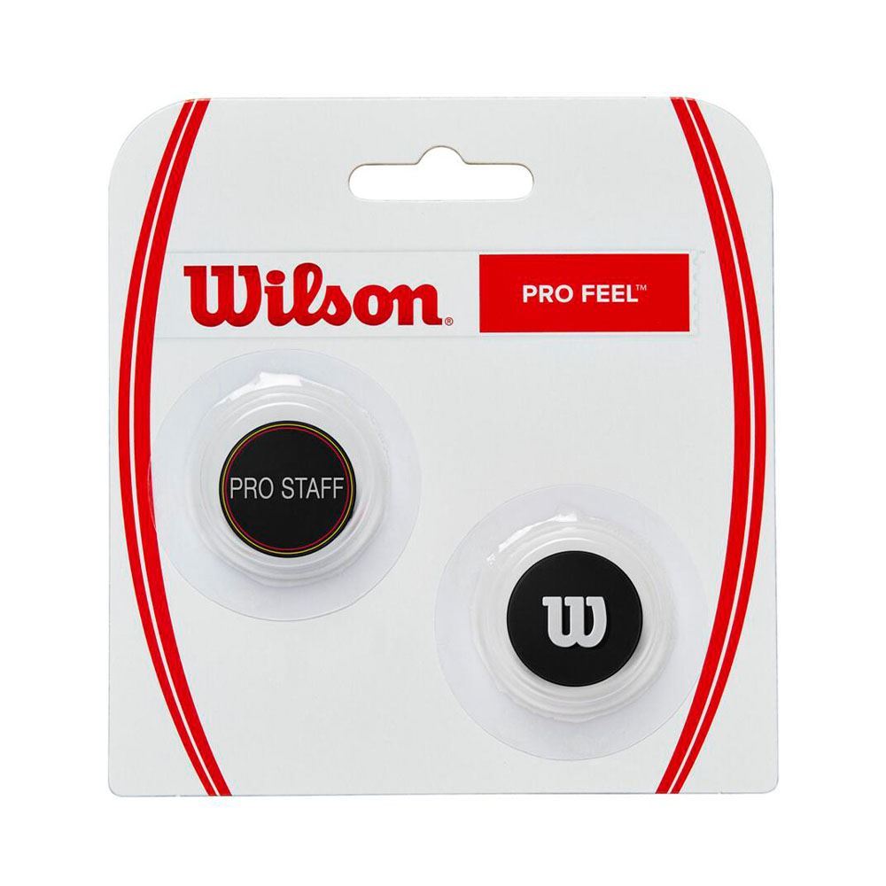 Wilson Pro Feel Pro Staff Dampener Black/Red, Tennistillbehör | Tennis - Tennistillbehör | Padelspecialisterna