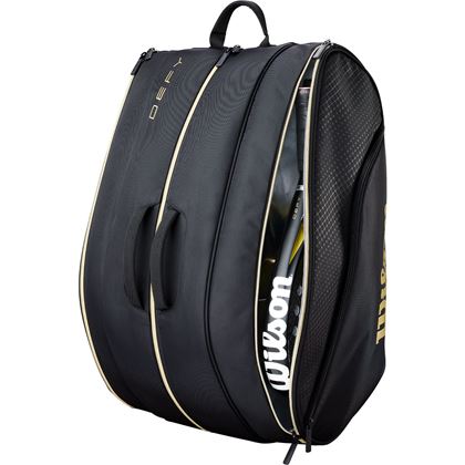 Wilson Defy V1 Padel Bag Black/Gold, Padelväska