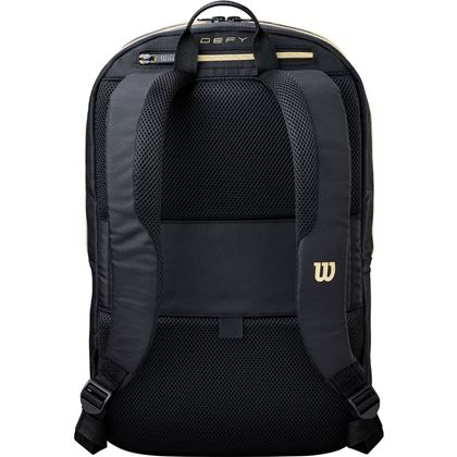 Wilson Defy V1 Padel Backpack Black/Gold, Padelväska