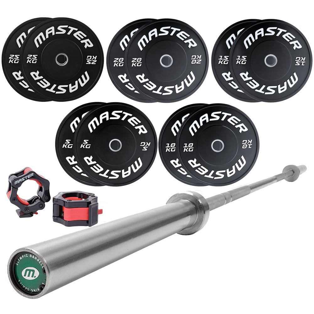 Master Fitness Bumperpaket, Skivstångsset Bumper