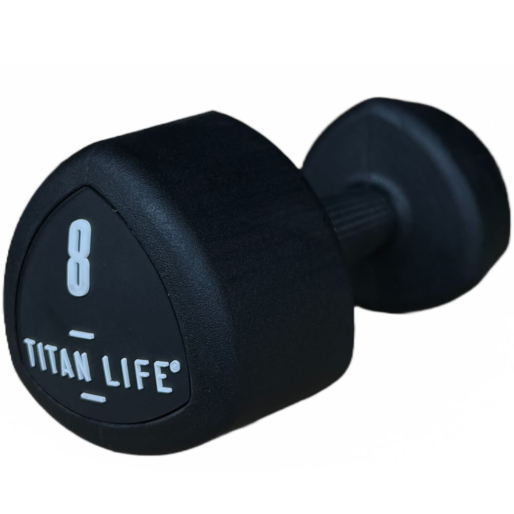 Titan LIFE PRO Dumbbell Aerobic Gummi, Selges Enkeltvis, Manualer