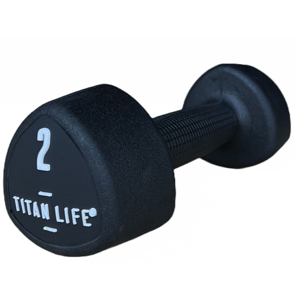 Titan LIFE PRO Dumbbell Aerobic Rubber Styckvis, Hantlar Gummi | Offcourt - Hemmaträning - Hantlar - Hantlar Gummi | Padelspecialisterna