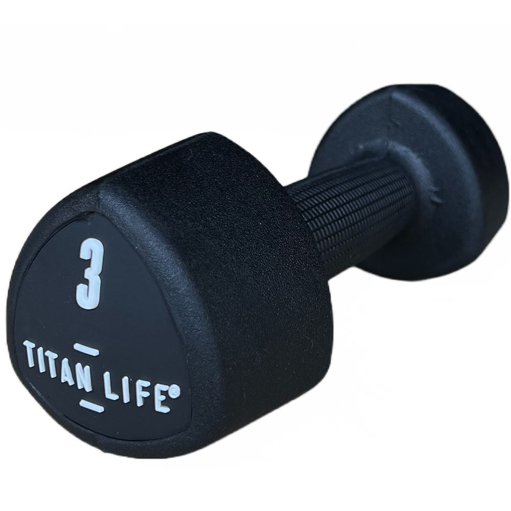Titan LIFE PRO Dumbbell Aerobic Rubber Styckvis, Hantlar Gummi | Offcourt - Hemmaträning - Hantlar - Hantlar Gummi | Padelspecialisterna