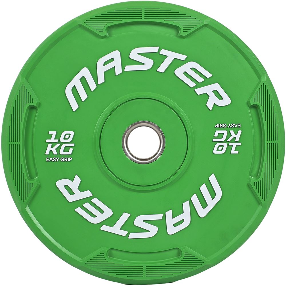 Master Fitness Easy Grip Color, Viktskivor Bumper | Offcourt - Hemmaträning - Viktskivor - Viktskivor Bumper | Padelspecialisterna