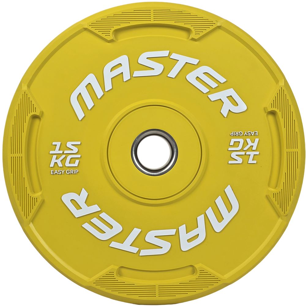 Master Fitness Easy Grip Color, Viktskivor Bumper | Offcourt - Hemmaträning - Viktskivor - Viktskivor Bumper | Padelspecialisterna