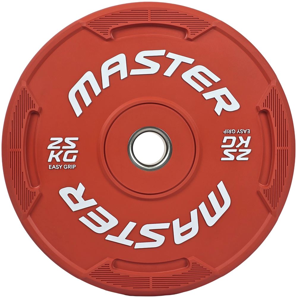 Master Fitness Easy Grip Color, Viktskivor Bumper | Offcourt - Hemmaträning - Viktskivor - Viktskivor Bumper | Padelspecialisterna