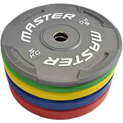 Master Fitness Easy Grip Color, Viktskivor Bumper