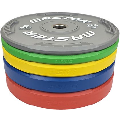 Master Fitness Easy Grip Color, Viktskivor Bumper