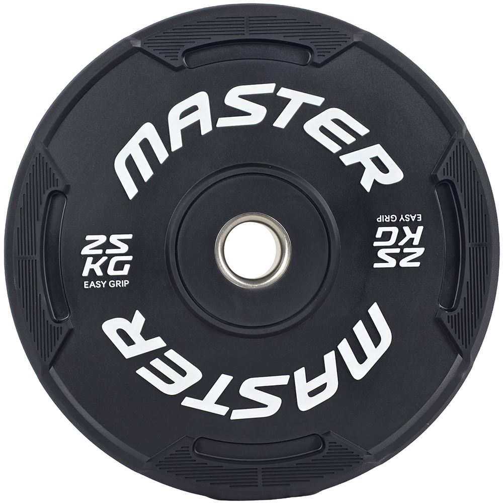 Master Fitness Easy Grip Black, Vektplater Bumper