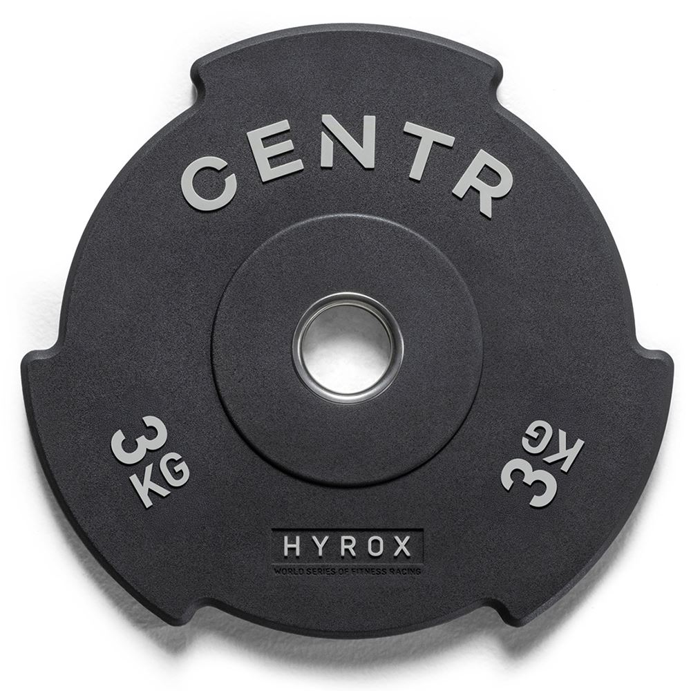 CENTR x HYROX Hyrox Competition Interlocking Bumper Plate, Viktskivor bumper | Offcourt - Hemmaträning - Viktskivor - Viktskivor Bumper | Padelspecialisterna