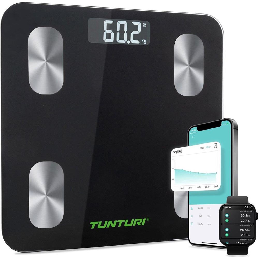 Tunturi Fitness Sc30 Smart Scale, Elektronik Vågar