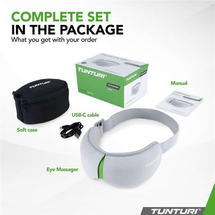 Tunturi Fitness Em50 Eye Massager, Massagekudde