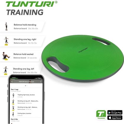 Tunturi Fitness Balance Board With Handles, Balansbrädor