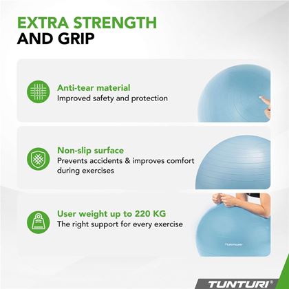 Tunturi Fitness Gymball, Anti Burst, Gymboll