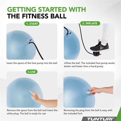 Tunturi Fitness Gymball, Anti Burst, Gymboll