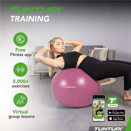 Tunturi Fitness Gymball, Anti Burst, Gymboll