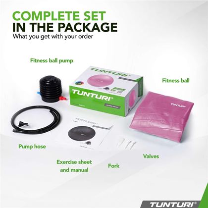 Tunturi Fitness Gymball, Anti Burst, Gymboll