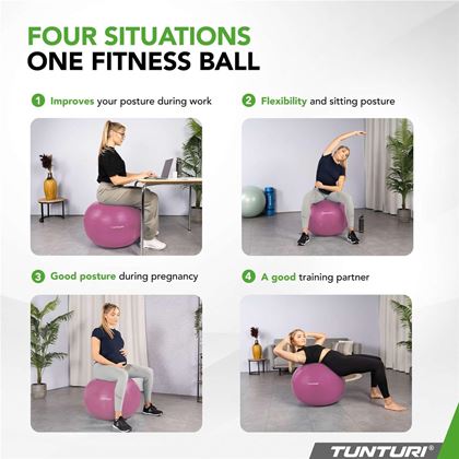 Tunturi Fitness Gymball, Anti Burst, Gymboll