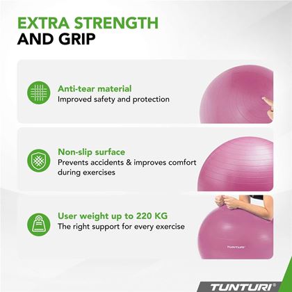 Tunturi Fitness Gymball, Anti Burst, Gymboll