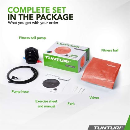 Tunturi Fitness Gymball, Anti Burst, Gymboll