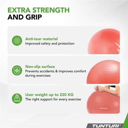 Tunturi Fitness Gymball, Anti Burst, Gymboll