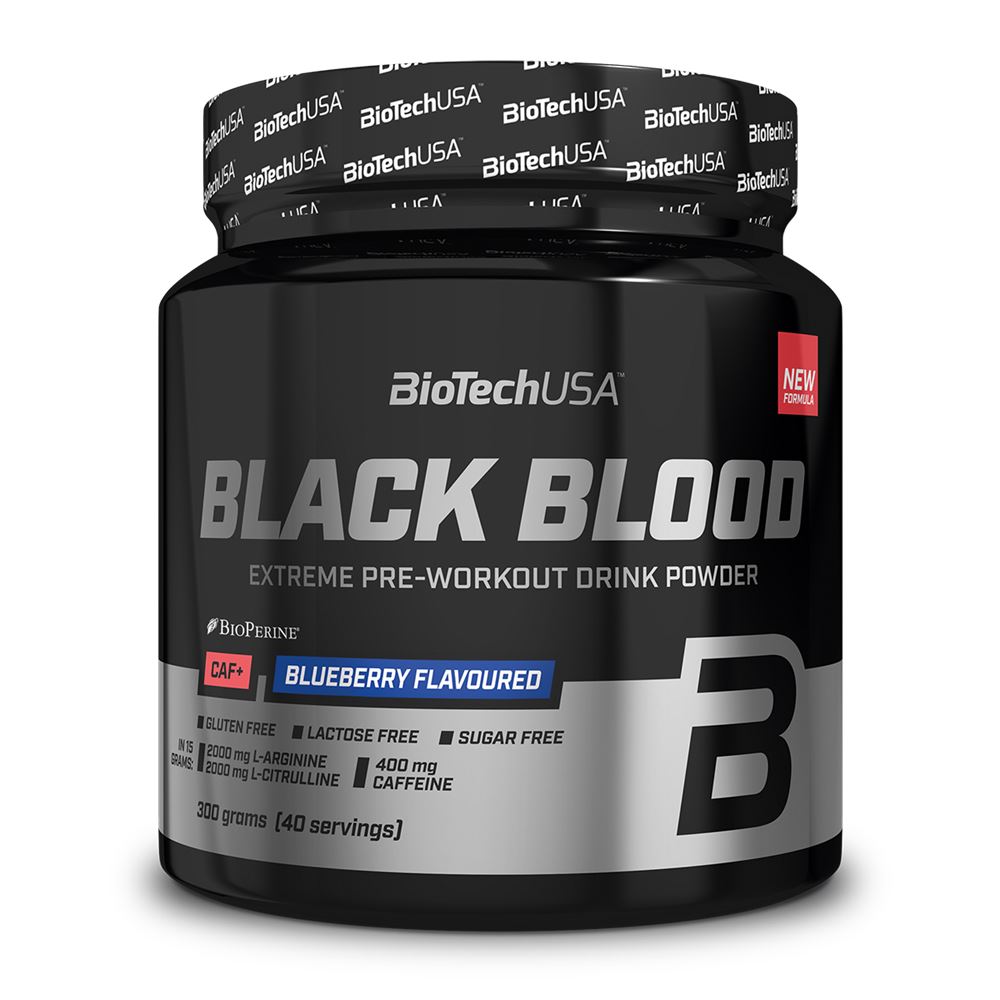 BioTechUSA Black Blood CAF+, PWO | Offcourt - Kosttillskott - Prestationshöjare | Padelspecialisterna