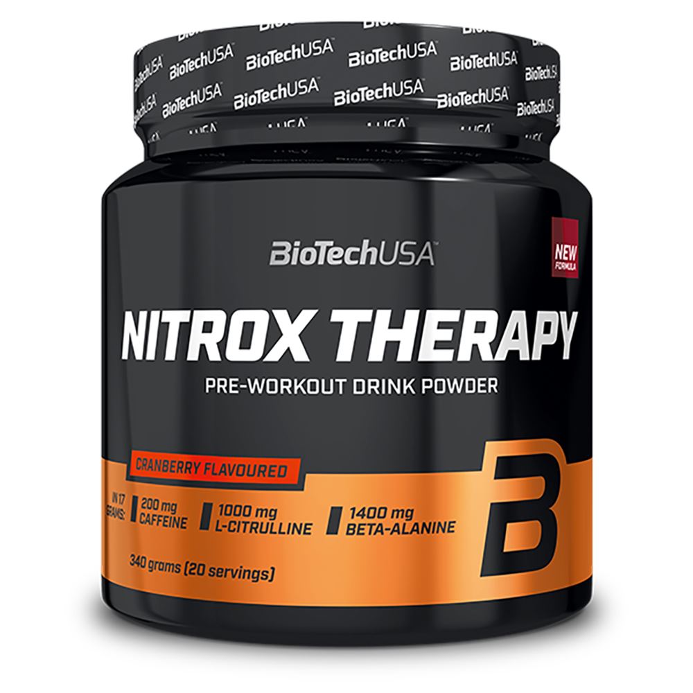 BioTechUSA Nitrox Therapy, PWO | Offcourt - Kosttillskott - Prestationshöjare | Padelspecialisterna