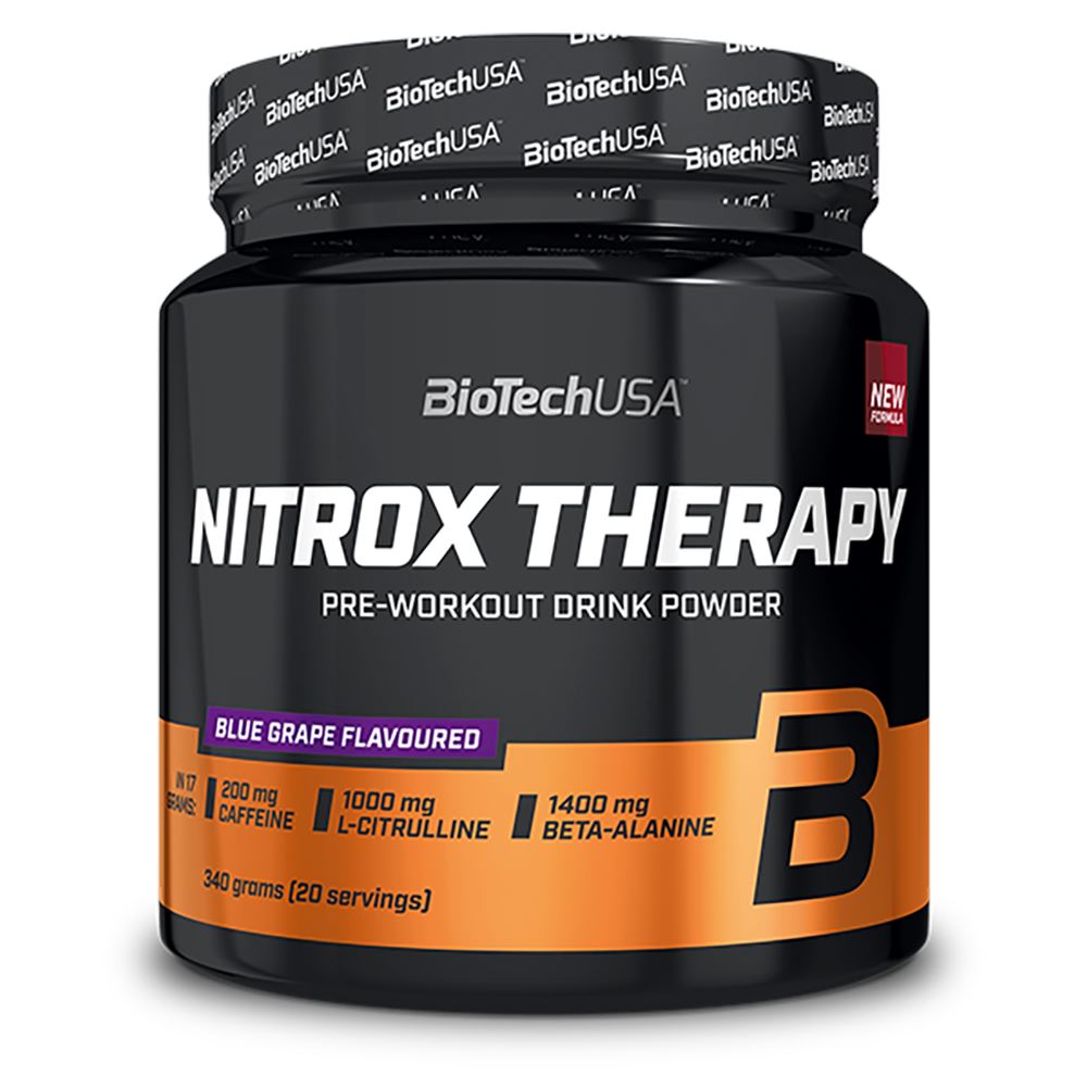 BioTechUSA Nitrox Therapy, PWO | Offcourt - Kosttillskott - Prestationshöjare | Padelspecialisterna