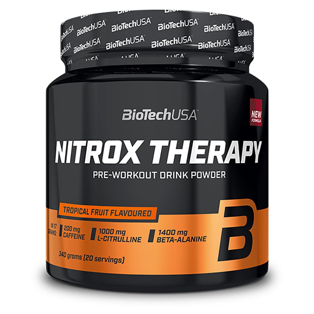 BioTechUSA Nitrox Therapy, PWO | Offcourt - Kosttillskott - Prestationshöjare | Padelspecialisterna