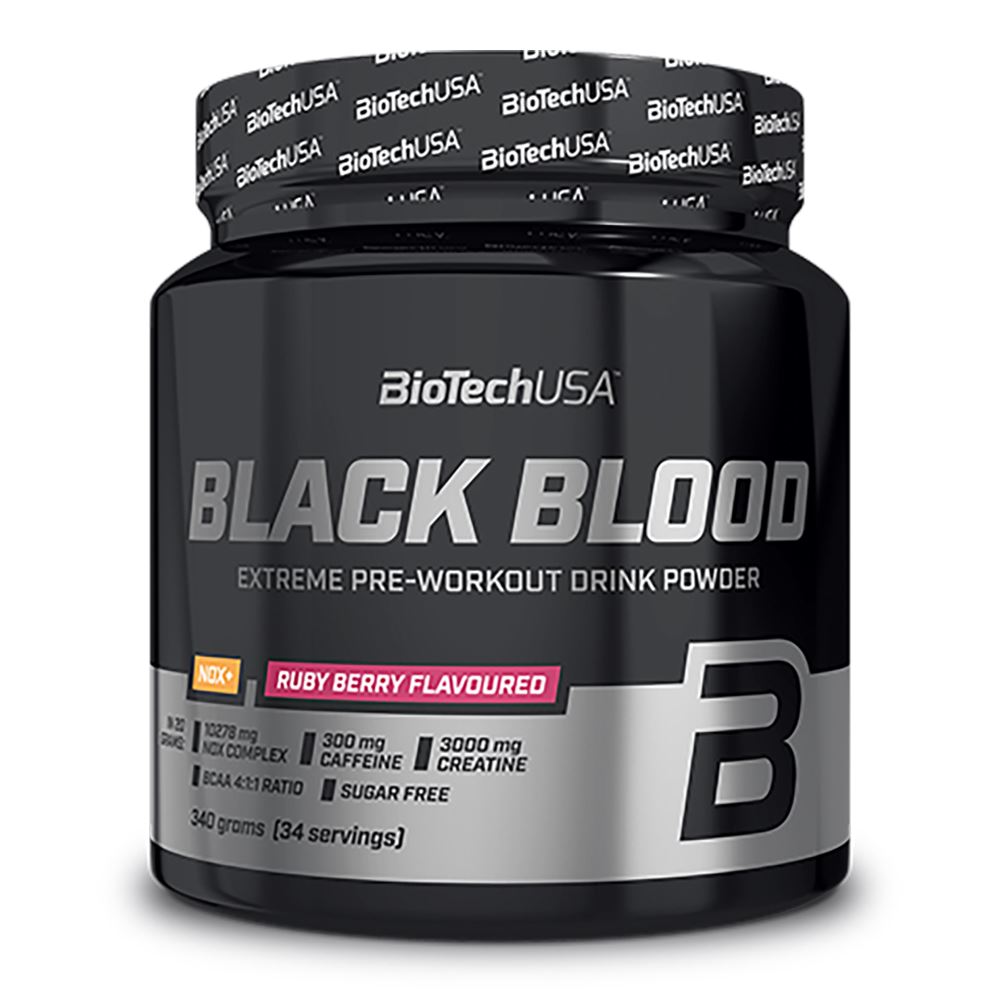 BioTechUSA Black Blood NOX+, PWO | Offcourt - Kosttillskott - Prestationshöjare | Padelspecialisterna