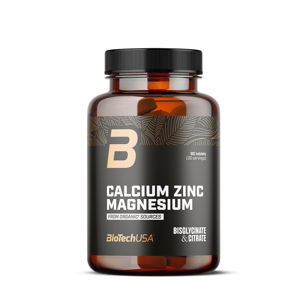 BioTechUSA Calcium Zinc Magnesium från organiska källor, Vitaminer | Offcourt - Kosttillskott - Vitaminer | Padelspecialisterna