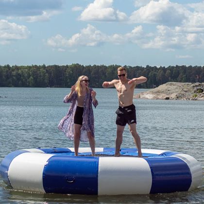 Deep Sea Vattentrampolin Deluxe 4m