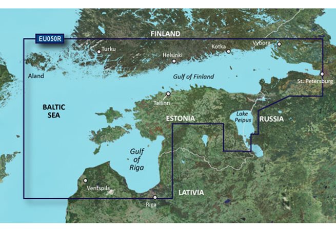 Garmin Gulfs of Finland & Riga microSD™/SD™ card: HXEU050R, Kartat & Ohjelmistot