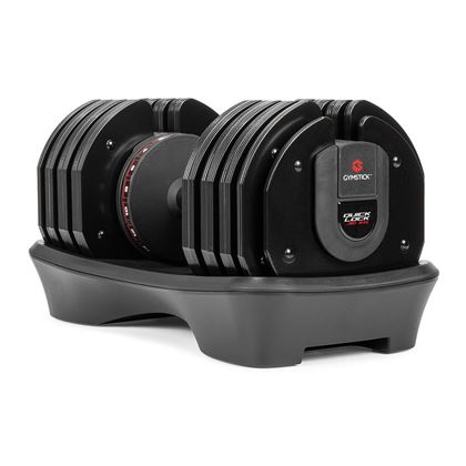 Gymstick Quick-Lock Dumbbell 36 kg, Justerbara hantlar