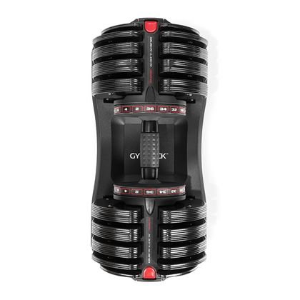 Gymstick Quick-Lock Dumbbell 36 kg, Justerbara hantlar