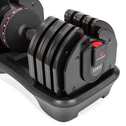 Gymstick Quick-Lock Dumbbell 36 kg, Justerbara hantlar