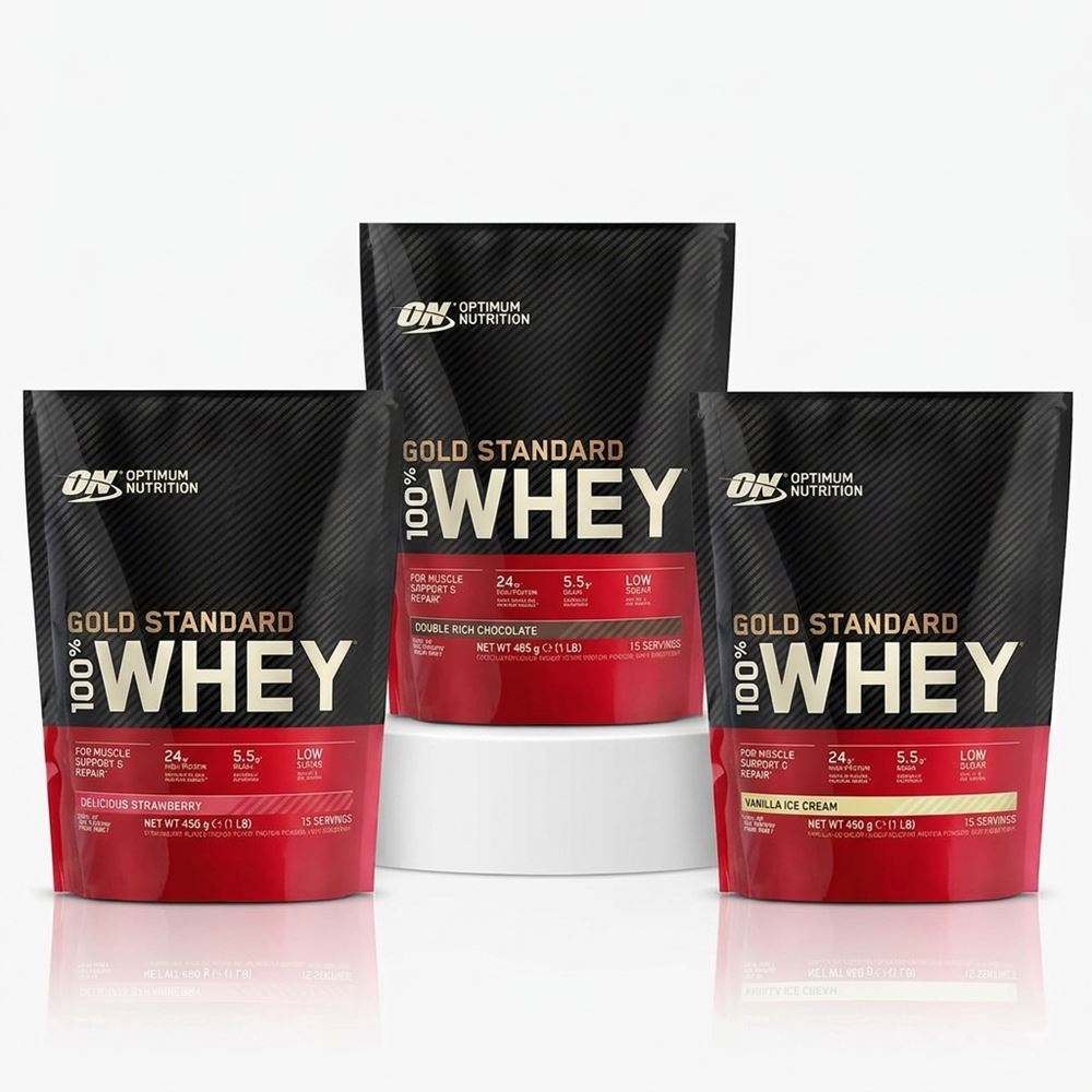 Optimum Nutrition Gold Standard 100% Whey-Paketet