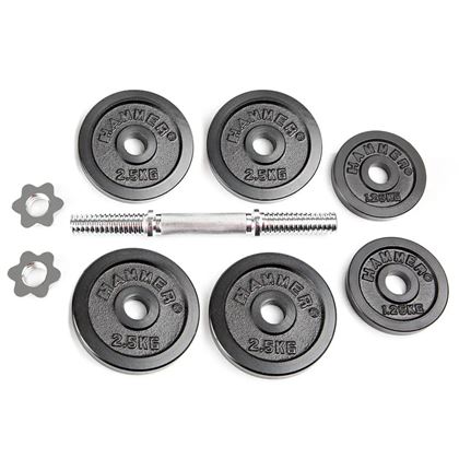 Hammer Sport Dumbbell Bar Set 30 mm 15 kg, Hantelset