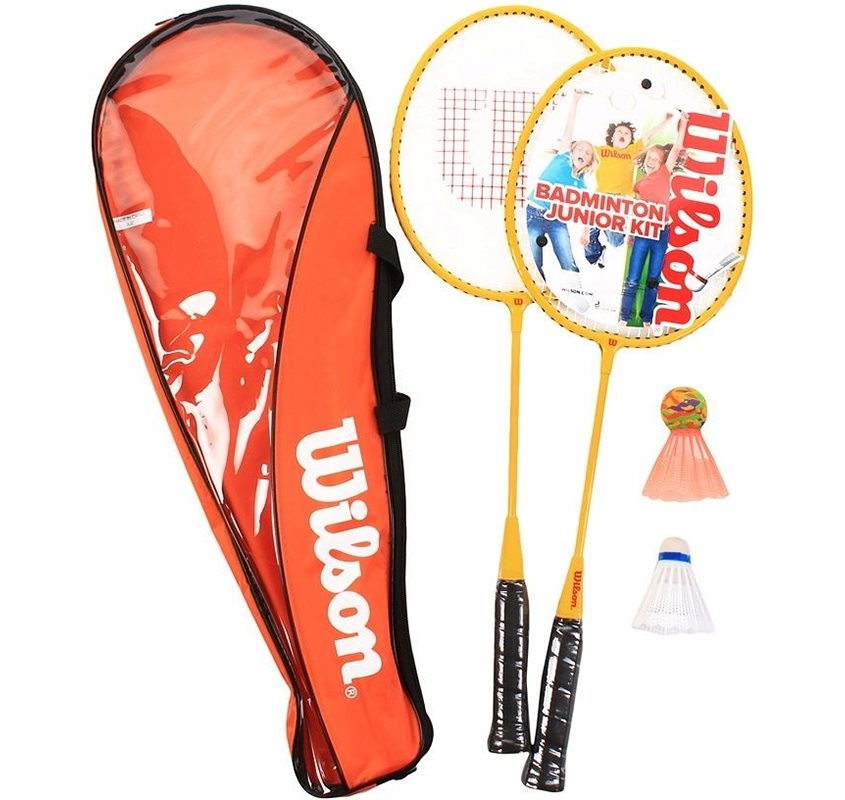 Wilson Junior Badminton Kit 2 Pcs, Badmintonracket