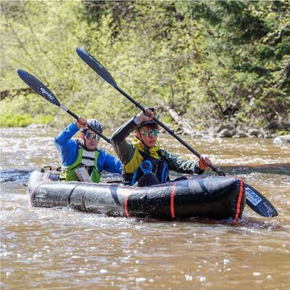 Saimaa Kayaks Packraft Adventure Twin XL Black (350x99cm)