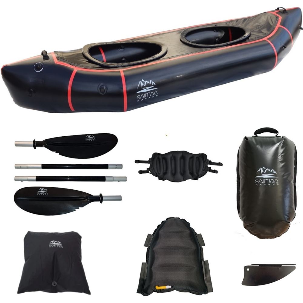 Saimaa Kayaks Packraft Adventure Twin XL Black (350x99cm)