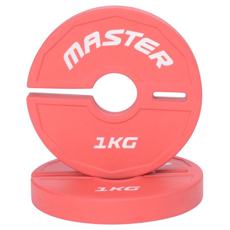 Master Fitness Add On Plates, Viktskivor Gummerade