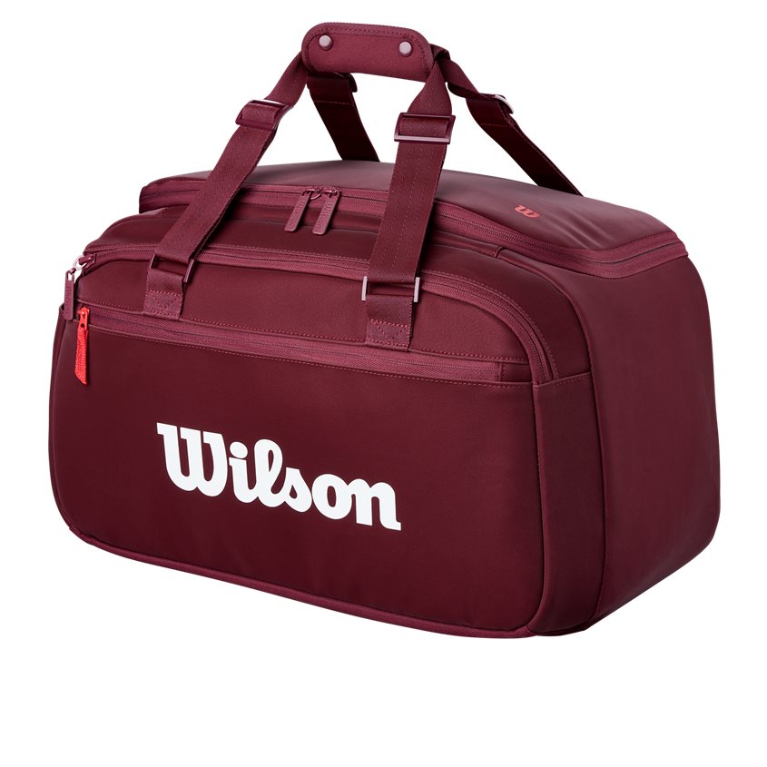 Wilson Defyer V1 Small Tennis Duffel Red, Tennis Väskor