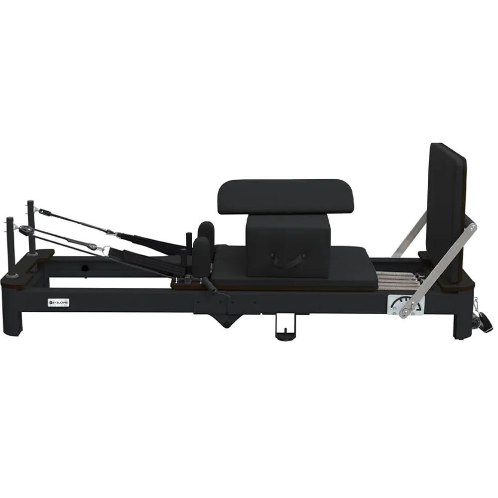 Skelcore Foldable Aluminum Reformer - Black, Pilates Reformer
