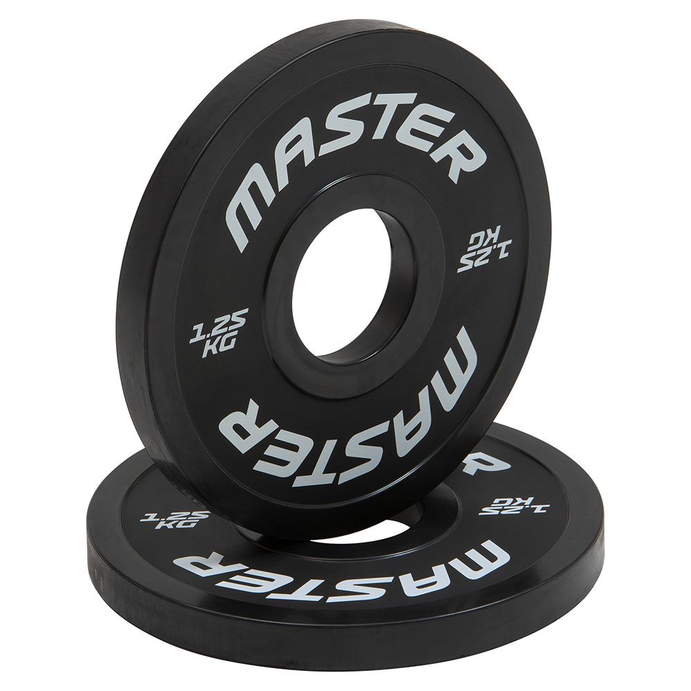 Master Fitness Change Plate 2 X 125 kg Levypainot Kumipäällyste